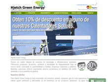 Tablet Screenshot of hjetchgreenenergy.com